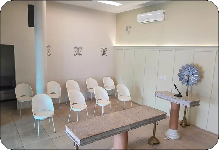 Foto de uma Capela Climatizada