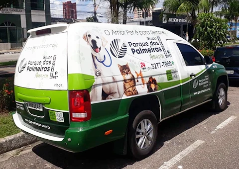 Imagem de uma Van para Remoção Pet